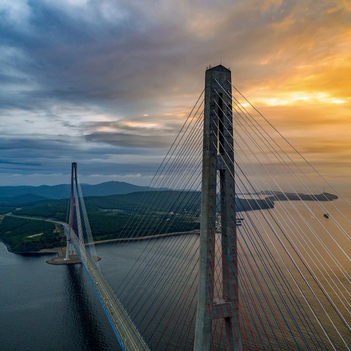 География Геобурмаш — Русский мост во Владивостоке